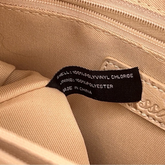 NWT GROSSI PASTEL PINK IVORY BOW PURSE NEW CONVERTIBLE HANDLE - Picture 9 of 10